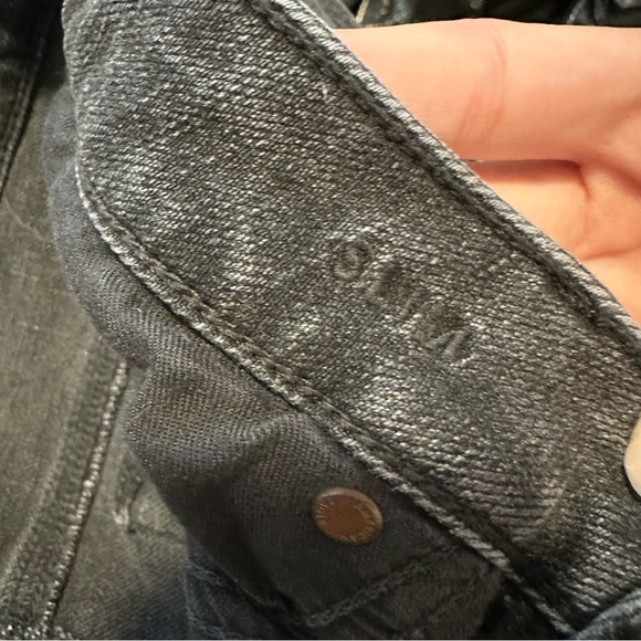 American eagle AE AirFlex slim Fit black distressed men’s Jeans - Picture 6 of 9